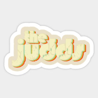 vintage color the judds Sticker